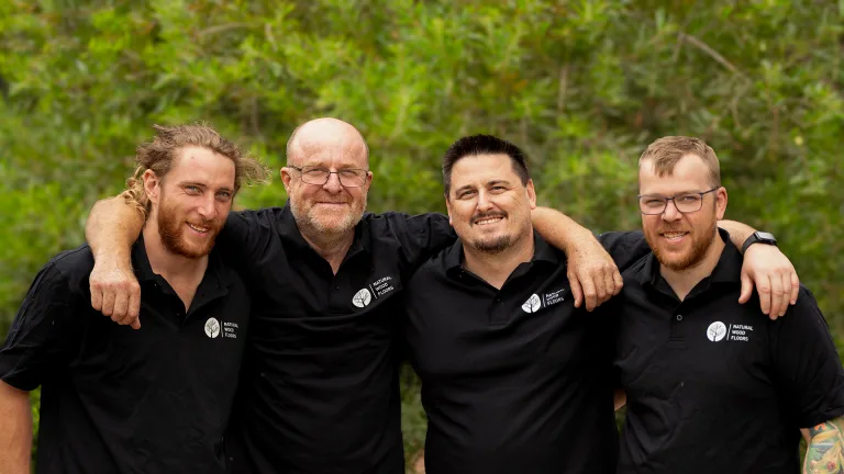 Daniel and the Natural Wood Floors team together
